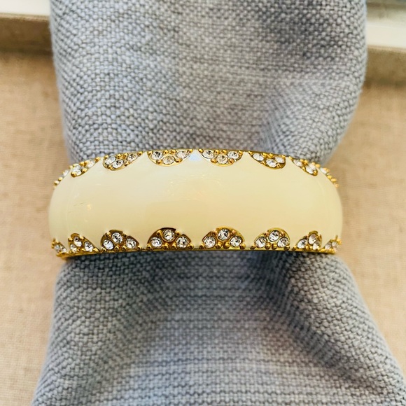 S & D Enamel hinge bracelet - Picture 2 of 4